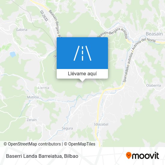 Mapa Baserri Landa Barreiatua