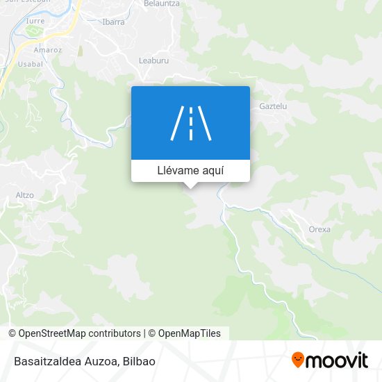Mapa Basaitzaldea Auzoa