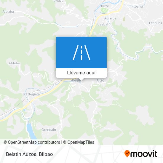Mapa Beistin Auzoa