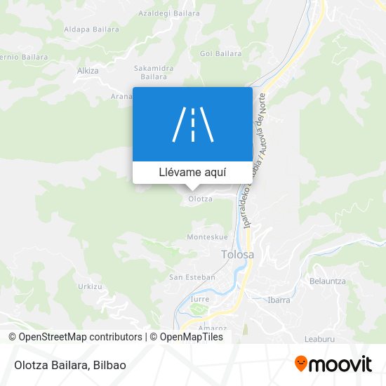 Mapa Olotza Bailara