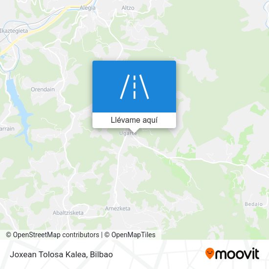 Mapa Joxean Tolosa Kalea