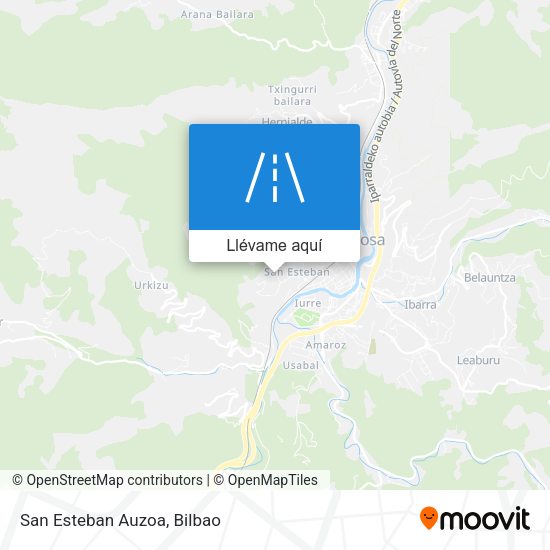 Mapa San Esteban Auzoa