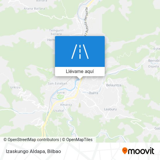 Mapa Izaskungo Aldapa