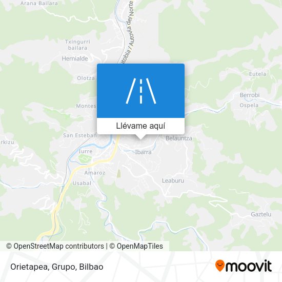 Mapa Orietapea, Grupo