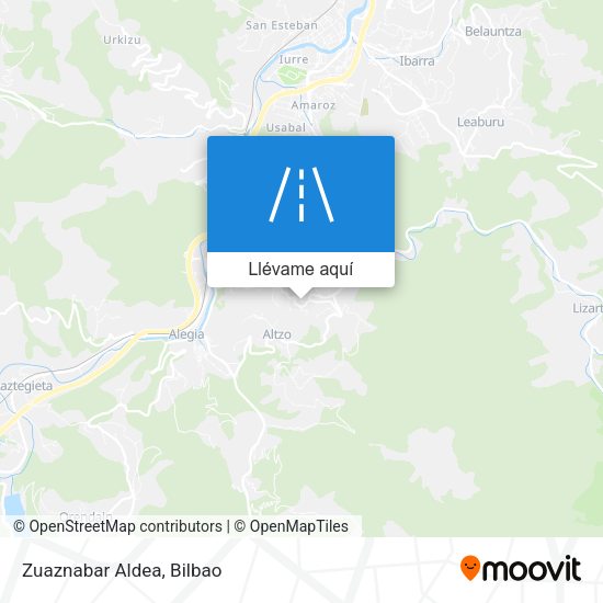 Mapa Zuaznabar Aldea