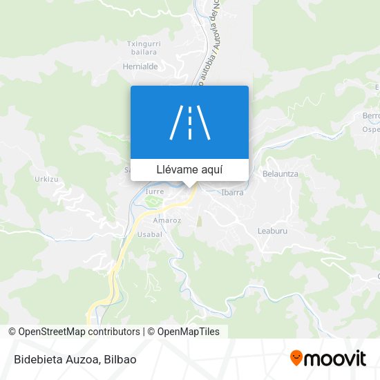 Mapa Bidebieta Auzoa