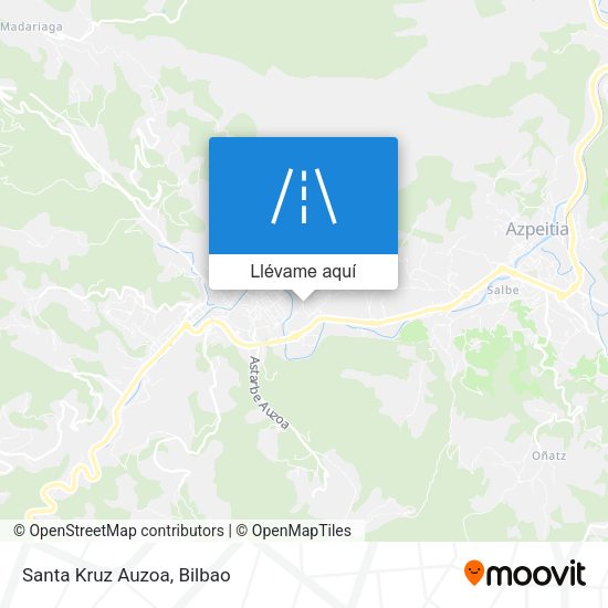 Mapa Santa Kruz Auzoa
