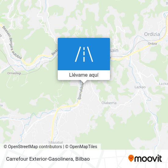 Mapa Carrefour Exterior-Gasolinera
