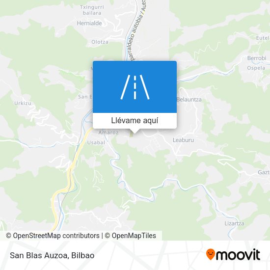 Mapa San Blas Auzoa