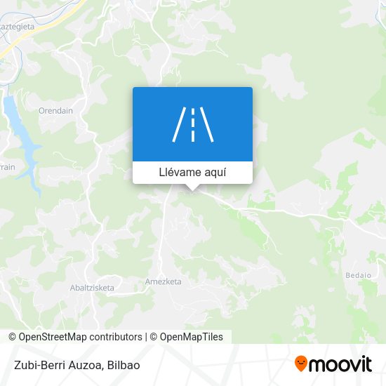 Mapa Zubi-Berri Auzoa