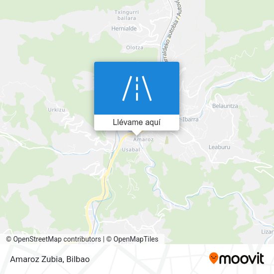 Mapa Amaroz Zubia