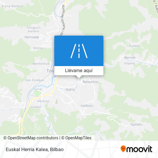 Mapa Euskal Herria Kalea