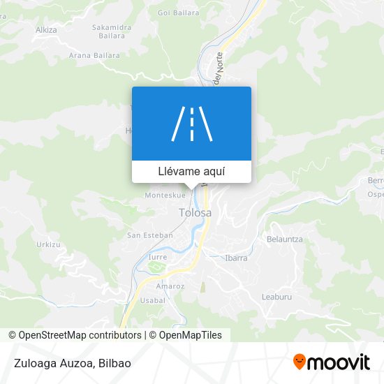 Mapa Zuloaga Auzoa