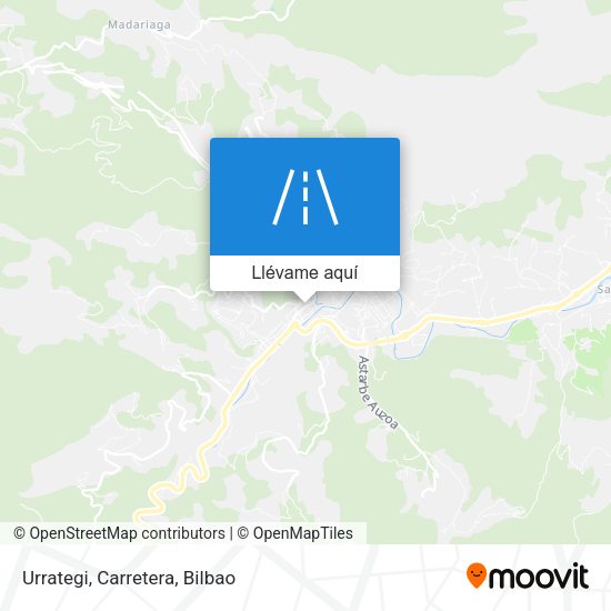 Mapa Urrategi, Carretera