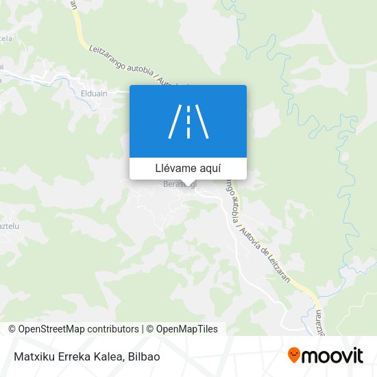 Mapa Matxiku Erreka Kalea