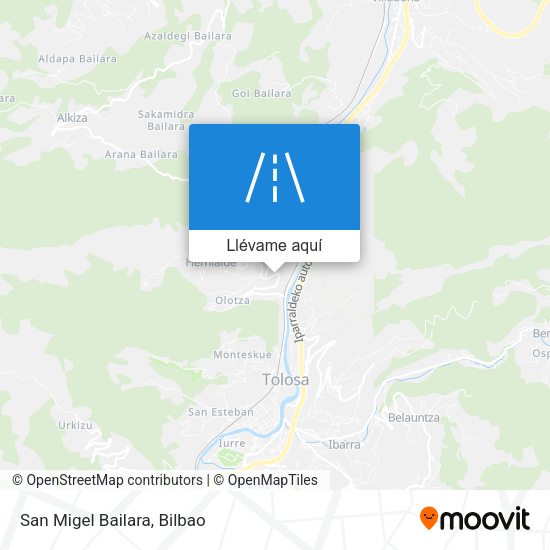 Mapa San Migel Bailara