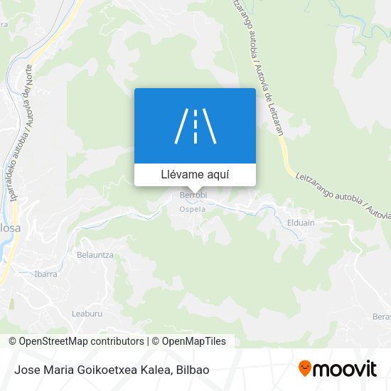 Mapa Jose Maria Goikoetxea Kalea