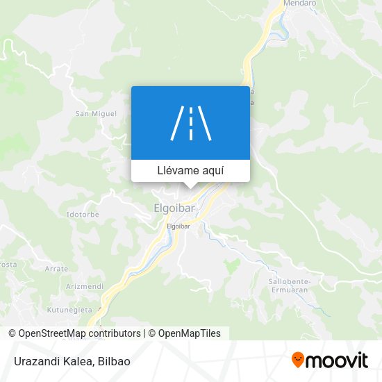 Mapa Urazandi Kalea