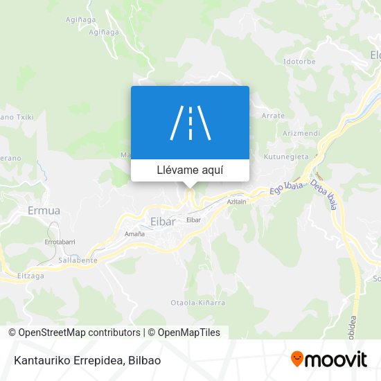 Mapa Kantauriko Errepidea