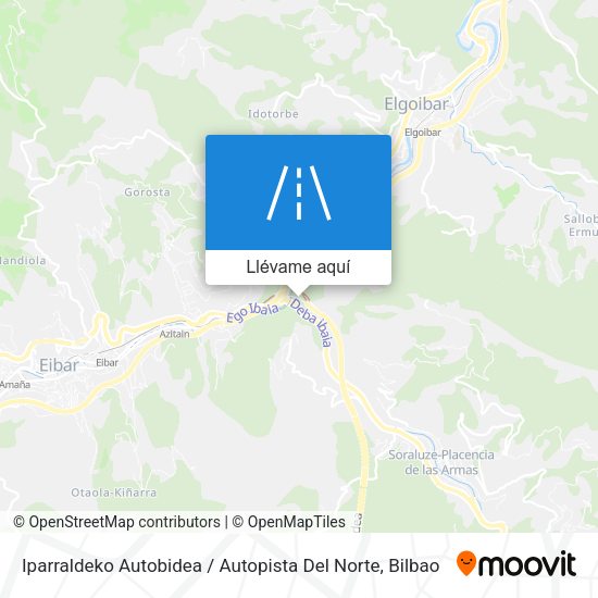 Mapa Iparraldeko Autobidea / Autopista Del Norte