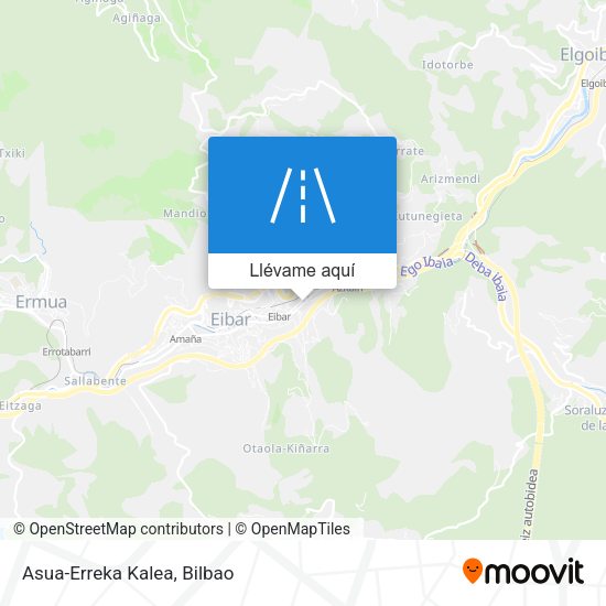 Mapa Asua-Erreka Kalea