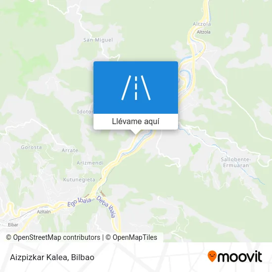 Mapa Aizpizkar Kalea