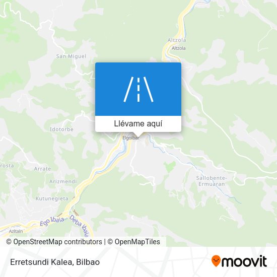 Mapa Erretsundi Kalea