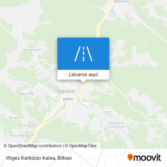 Mapa Iñigez Karkizao Kalea