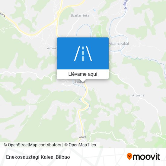 Mapa Enekosauztegi Kalea