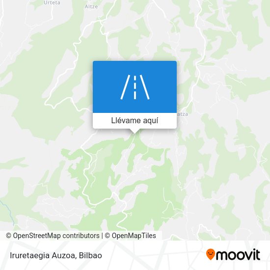 Mapa Iruretaegia Auzoa