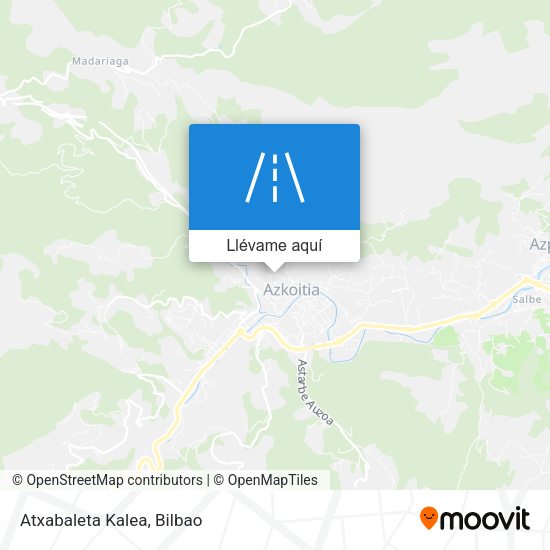 Mapa Atxabaleta Kalea