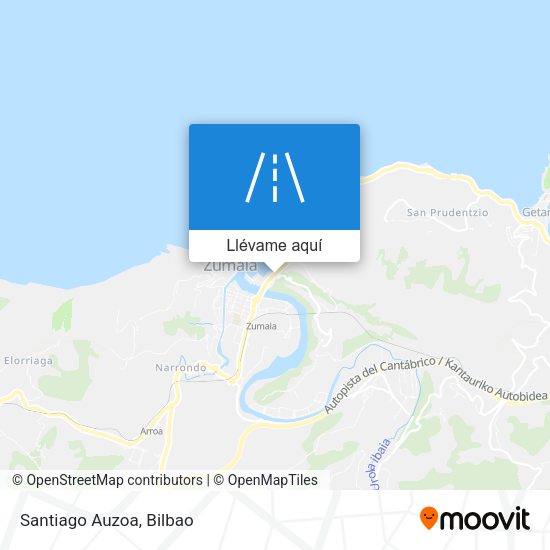 Mapa Santiago Auzoa