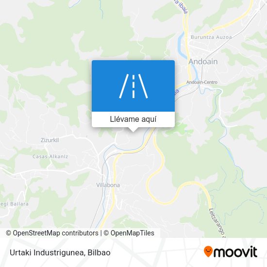 Mapa Urtaki Industrigunea