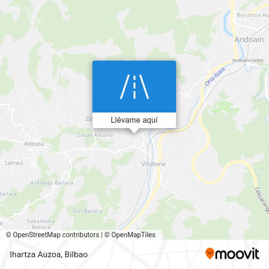 Mapa Ihartza Auzoa