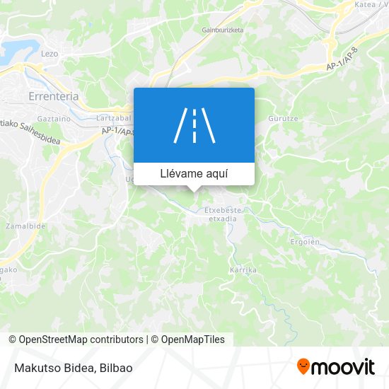 Mapa Makutso Bidea