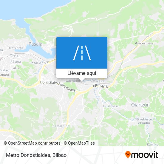 Mapa Metro Donostialdea