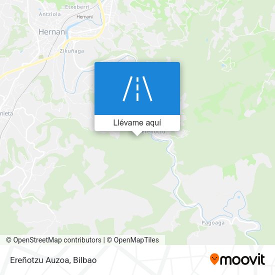 Mapa Ereñotzu Auzoa