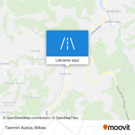 Mapa Txermin Auzoa