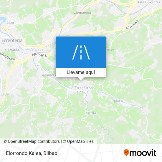 Mapa Elorrondo Kalea
