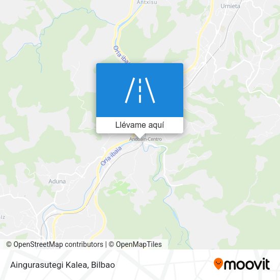 Mapa Aingurasutegi Kalea