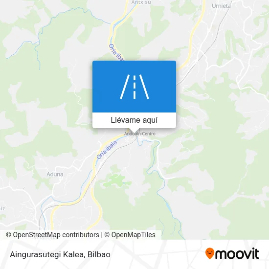 Mapa Aingurasutegi Kalea