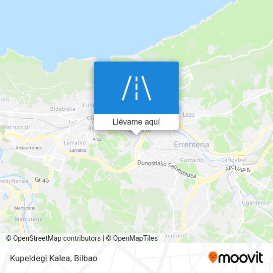 Mapa Kupeldegi Kalea