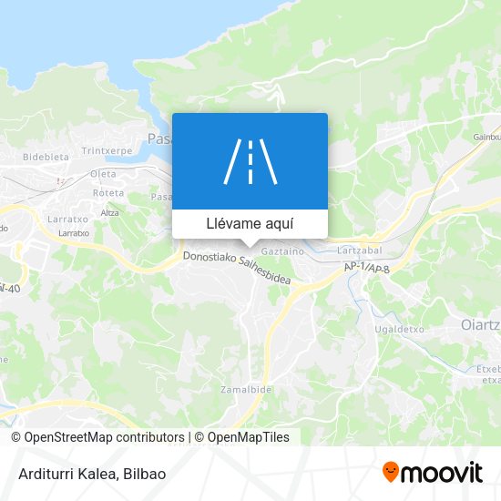 Mapa Arditurri Kalea