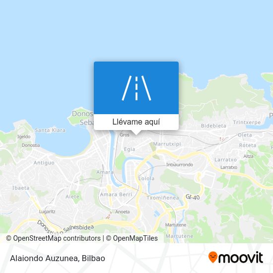 Mapa Alaiondo Auzunea