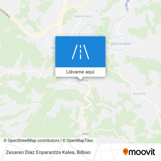 Mapa Zesareo Diaz Enparantza Kalea
