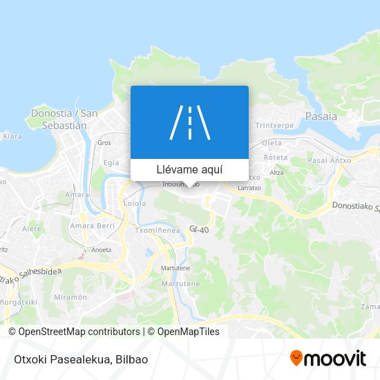 Mapa Otxoki Pasealekua
