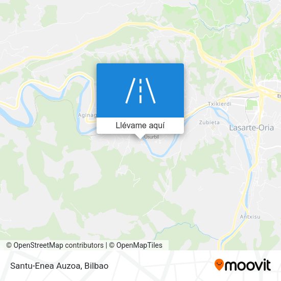 Mapa Santu-Enea Auzoa
