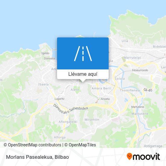 Mapa Morlans Pasealekua