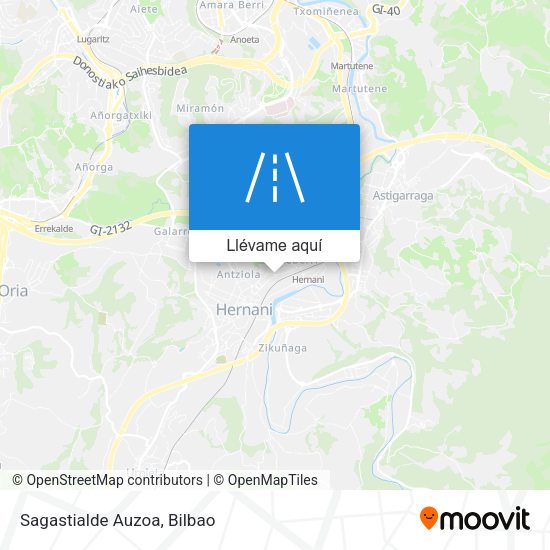 Mapa Sagastialde Auzoa