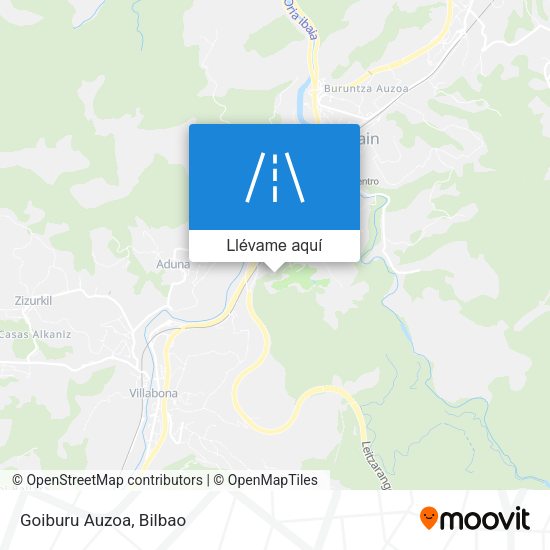 Mapa Goiburu Auzoa